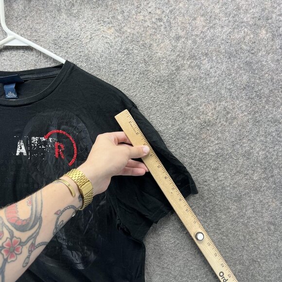 Polo Ralph Lauren Shirt Mens Large Black Custom Fit APR Graphic Bleecker Tee - Picture 3 of 11